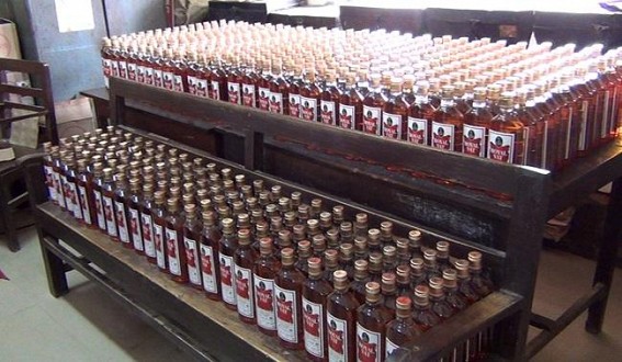Police seize 540 bottles of illegal foreign liquor, two arrested Police seize 540 bottles of illegal foreign liquor, two arrested